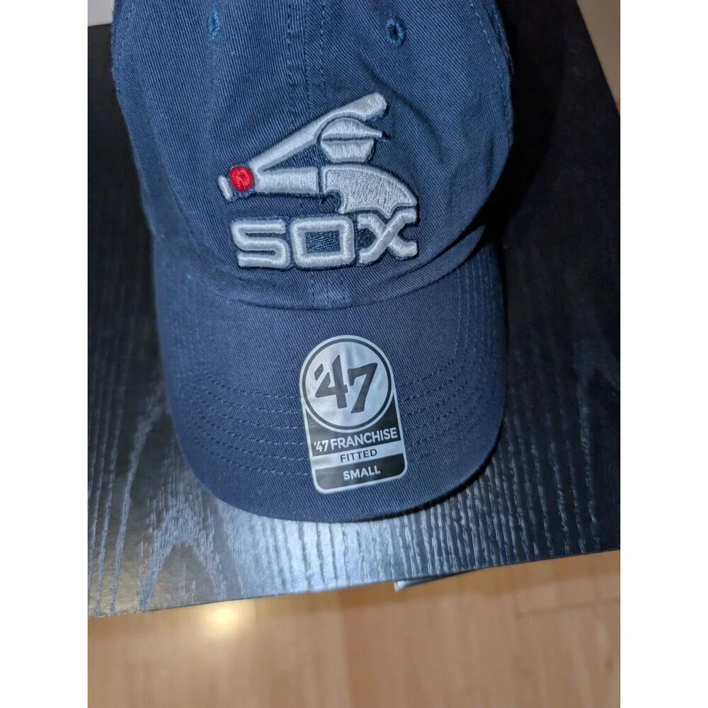 Chicago White Sox '47 Franchise Vintage Logo Fitted Hat Cap Men's Small NWT